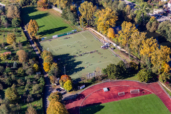 Vue aérienne de FV 09 Nürtingen eV à Nürtingen dans le département Bade-Wurtemberg, Allemagne