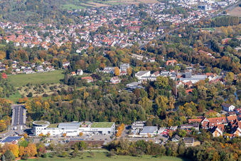 Nürtingen dans le département Bade-Wurtemberg, Allemagne vue d'en haut