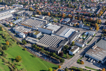 Vue aérienne de Metabo Works à Nürtingen dans le département Bade-Wurtemberg, Allemagne