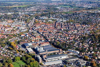 Vue aérienne de Usine de machines Gebr. Heller à Nürtingen dans le département Bade-Wurtemberg, Allemagne