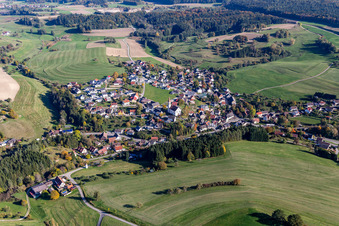 Vue aérienne de Quartier Hoppetenzell in Stockach dans le département Bade-Wurtemberg, Allemagne