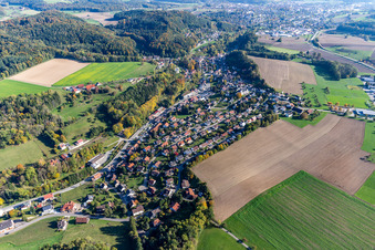 Vue aérienne de Quartier Zizenhausen in Stockach dans le département Bade-Wurtemberg, Allemagne