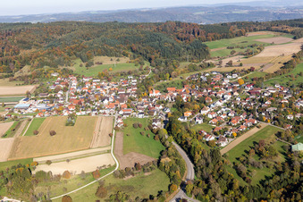 Vue aérienne de Quartier Liggeringen in Radolfzell am Bodensee dans le département Bade-Wurtemberg, Allemagne
