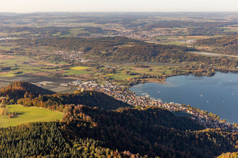Vue aérienne de Bodman-Ludwigshafen dans le département Bade-Wurtemberg, Allemagne