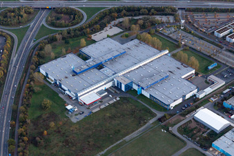 Vue aérienne de Schweinfurt dans le département Bavière, Allemagne