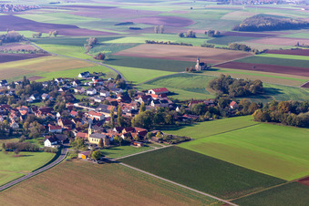 Photographie aérienne de Quartier Bischwind in Dingolshausen dans le département Bavière, Allemagne