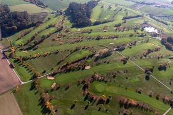 Vue oblique de Club de golf Steigerwald e.V. à Geiselwind dans le département Bavière, Allemagne