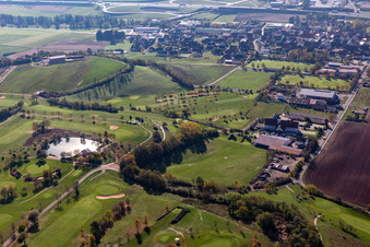 Club de golf Steigerwald e.V. à Geiselwind dans le département Bavière, Allemagne d'en haut