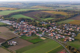 Photographie aérienne de Quartier Gaibach in Volkach dans le département Bavière, Allemagne