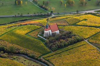 Église de pèlerinage de Maria im Weingarten à Volkach dans le département Bavière, Allemagne d'en haut