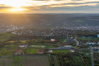 Photographie aérienne de Quartier Frauenland in Würzburg dans le département Bavière, Allemagne