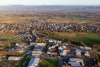 Photographie aérienne de Quartier Sand in Willstätt dans le département Bade-Wurtemberg, Allemagne