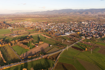 Vue aérienne de Quartier Urloffen in Appenweier dans le département Bade-Wurtemberg, Allemagne