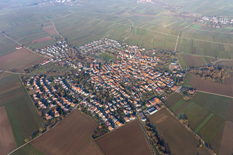 Quartier Mörzheim in Landau in der Pfalz dans le département Rhénanie-Palatinat, Allemagne vue du ciel