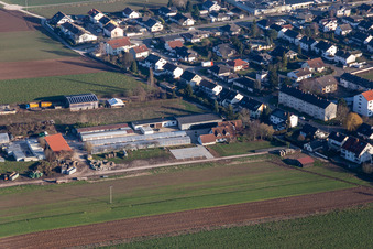 Vue aérienne de Kasa Paysagiste Kugelmann à Kandel dans le département Rhénanie-Palatinat, Allemagne