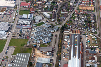 Vue aérienne de Académie des affaires Schopfheim à Schopfheim dans le département Bade-Wurtemberg, Allemagne