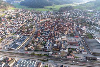 Haslach im Kinzigtal dans le département Bade-Wurtemberg, Allemagne d'en haut