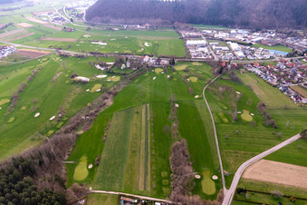 Vue aérienne de Golf Club Gröbernhof eV à Zell am Harmersbach dans le département Bade-Wurtemberg, Allemagne