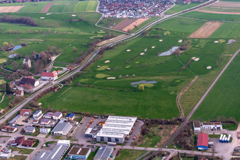 Vue aérienne de Golf Club Gröbernhof eV à Zell am Harmersbach dans le département Bade-Wurtemberg, Allemagne