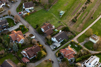 Vue aérienne de Dans la Forêt-Noire à le quartier Fessenbach in Offenburg dans le département Bade-Wurtemberg, Allemagne
