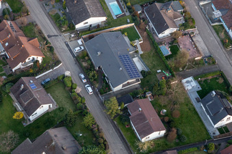 Photographie aérienne de Rue Winzer à le quartier Fessenbach in Offenburg dans le département Bade-Wurtemberg, Allemagne