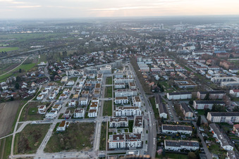 Photographie aérienne de Dans le fil de soie à Offenburg dans le département Bade-Wurtemberg, Allemagne