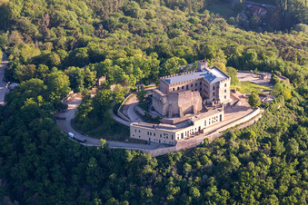 Château de Hambach à le quartier Diedesfeld in Neustadt an der Weinstraße dans le département Rhénanie-Palatinat, Allemagne vue du ciel