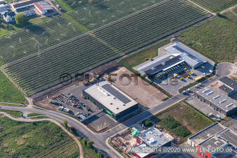 Vue aérienne de Bartz et Klein à Neustadt an der Weinstraße dans le département Rhénanie-Palatinat, Allemagne