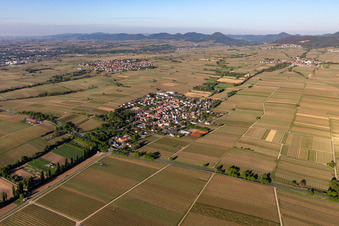 Vue oblique de Walsheim dans le département Rhénanie-Palatinat, Allemagne