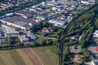 Vue aérienne de Gastromax à Landau in der Pfalz dans le département Rhénanie-Palatinat, Allemagne