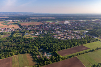 Photographie aérienne de Kandel dans le département Rhénanie-Palatinat, Allemagne
