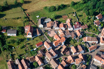 Hohlstr à le quartier Gräfenhausen in Annweiler am Trifels dans le département Rhénanie-Palatinat, Allemagne d'en haut