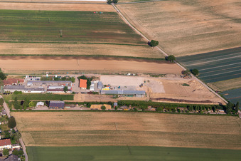 Kandel dans le département Rhénanie-Palatinat, Allemagne vue d'en haut