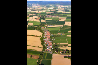 Photographie aérienne de Vollmersweiler dans le département Rhénanie-Palatinat, Allemagne