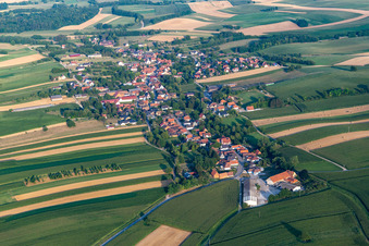 Wintzenbach dans le département Bas Rhin, France d'en haut