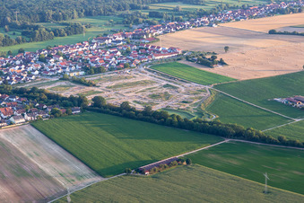 Vue aérienne de Zone de développement K2 à Kandel dans le département Rhénanie-Palatinat, Allemagne
