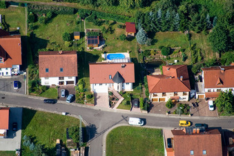 Ritter-Stephan-von-Mörlheim-Straße à Eußerthal dans le département Rhénanie-Palatinat, Allemagne hors des airs