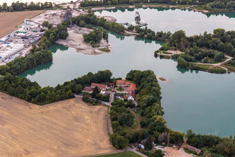 Vue oblique de Speyer dans le département Rhénanie-Palatinat, Allemagne