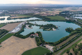 Speyer dans le département Rhénanie-Palatinat, Allemagne d'en haut