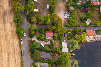 Altrip dans le département Rhénanie-Palatinat, Allemagne hors des airs