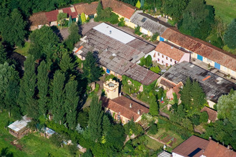 Vue aérienne de Zone industrielle d'Eußerbach à Eußerthal dans le département Rhénanie-Palatinat, Allemagne