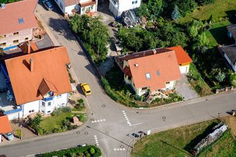 Vue aérienne de À la porte arrière à Eußerthal dans le département Rhénanie-Palatinat, Allemagne