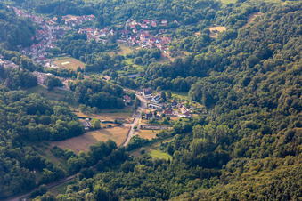 Vue aérienne de Hamlet à Wissembourg dans le département Bas Rhin, France