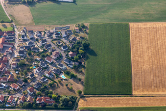 Image drone de Schleithal dans le département Bas Rhin, France