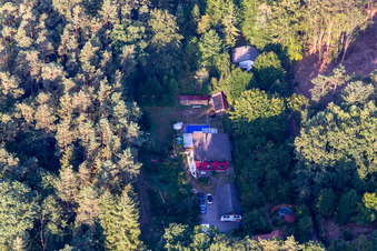 Vue aérienne de Au Saufelsen à Ludwigswinkel dans le département Rhénanie-Palatinat, Allemagne