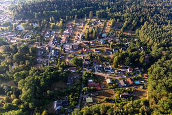 Vue aérienne de Rue Bitscher à Ludwigswinkel dans le département Rhénanie-Palatinat, Allemagne