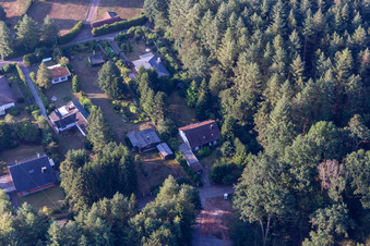 Vue aérienne de Rue Bitscher à Ludwigswinkel dans le département Rhénanie-Palatinat, Allemagne