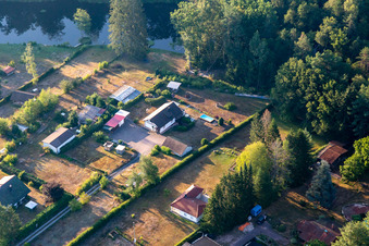 Photographie aérienne de Au Sägmühlweiher depuis le nord-ouest à Ludwigswinkel dans le département Rhénanie-Palatinat, Allemagne
