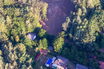 Au Saufelsen à Ludwigswinkel dans le département Rhénanie-Palatinat, Allemagne d'en haut