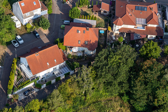 Enregistrement par drone de Quartier Hardtwald in Neupotz dans le département Rhénanie-Palatinat, Allemagne